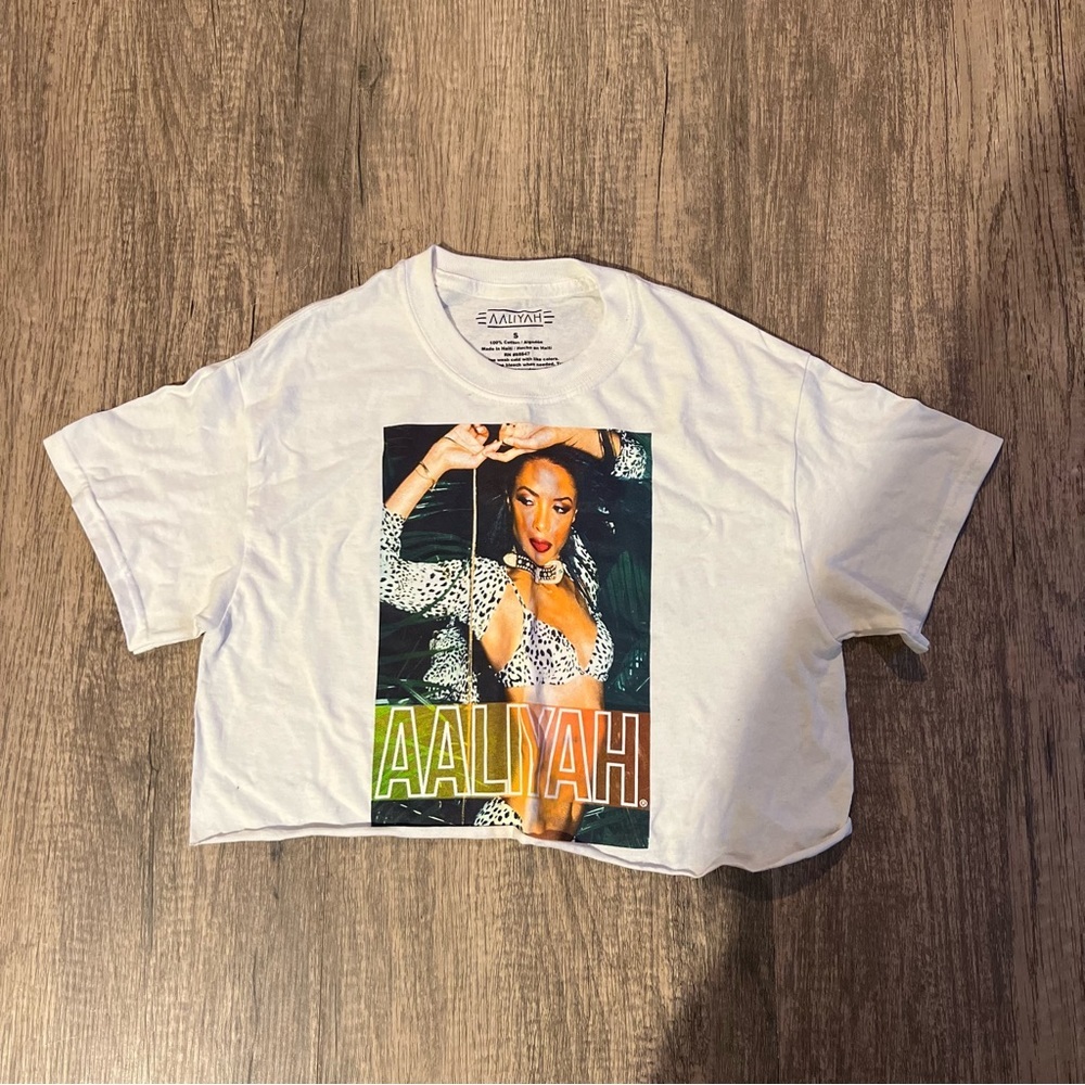 Forever 21 Aaliyah Crop Top White Womens Small